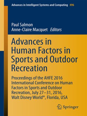cover image of Advances in Human Factors in Sports and Outdoor Recreation